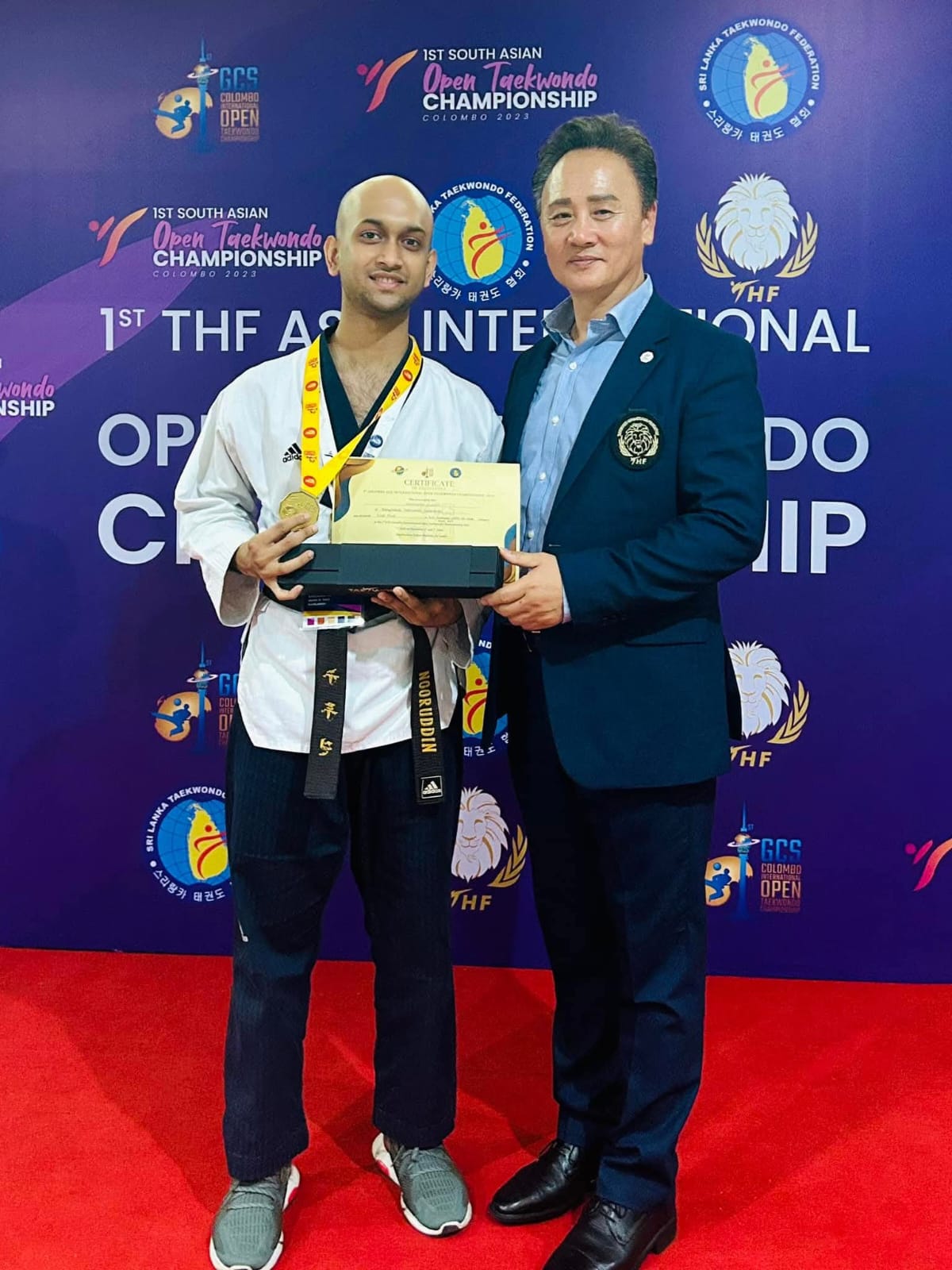 1st South Asian Open Championship Gold Medal